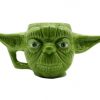 Caneca Porcelana 3D Star Wars Mestre Yoda 400ml Zona Criativa 10023517