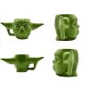 Caneca Porcelana 3D Star Wars Mestre Yoda 400ml Zona Criativa 10023517