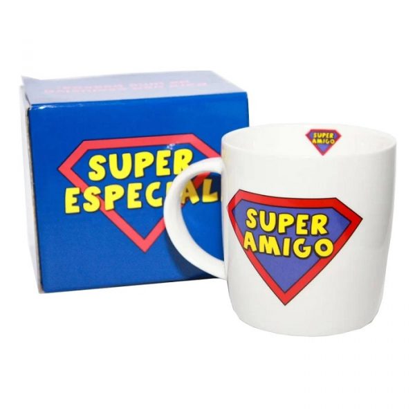 Caneca Porcelana Super Amigo Happy Days 330ml