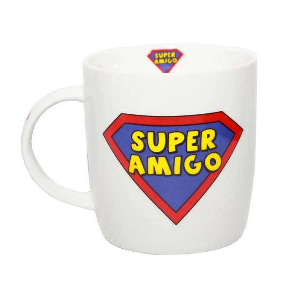 Caneca Porcelana Super Amigo Happy Days 330ml