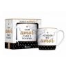 Caneca Porcelana Urban Com Amor Tudo Possivel 360ML Brasfoot 10407