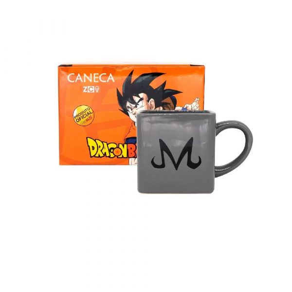 Caneca Zona Criativa Cerâmica Dragon Ball Simbolos 300ml 10024010