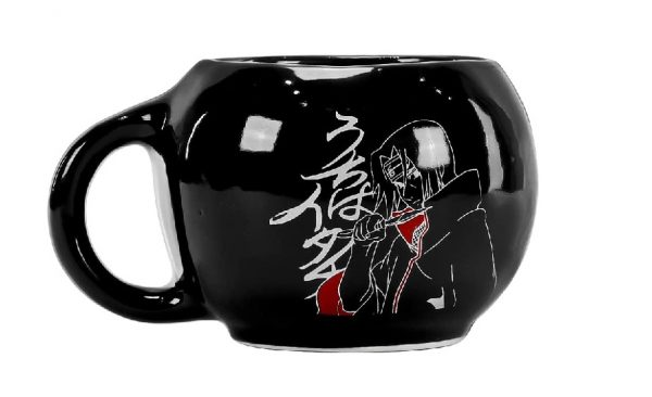 Caneca Zona Criativa Porcelana 3D Itachi Uchiha 450ml 10024302