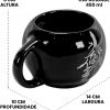 Caneca Zona Criativa Porcelana 3D Itachi Uchiha 450ml 10024302