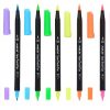 Caneta Artística Brush Duo Neon C/6 Cores Molin 5014