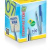 CANETA COMPACTOR 0.7 ESF AZUL CX100