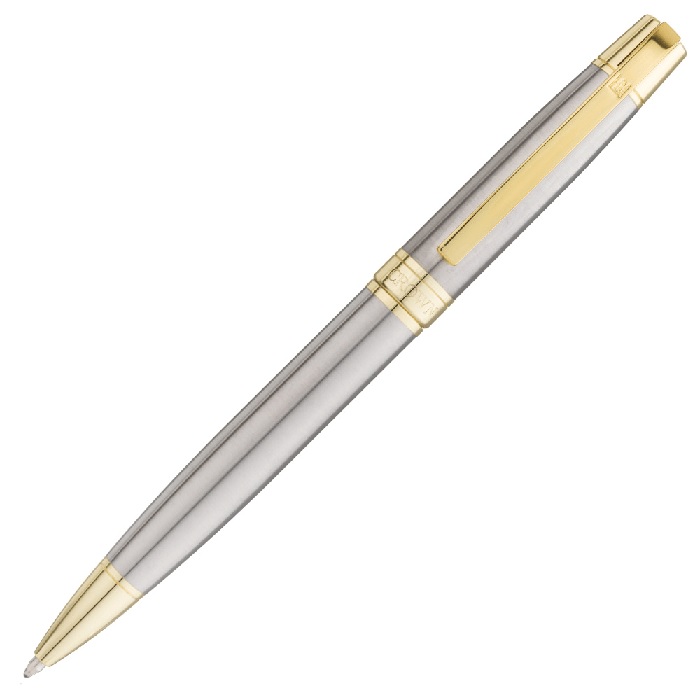 Caneta Crown Personalizada Master Gold Esferográfica Prata YW19968S