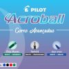 Caneta Esferografica Pilot Acroball Retratil Media Azul C/12