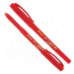 Caneta Esferografica Pilot Bp1 Inox 1.0 Vermelho