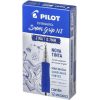 Caneta Esferografica Pilot Super Grip Retratil 0.7 Fina Azul C/12 Unidades