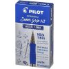 Caneta Esferografica Pilot Super Grip Retratil 1.0 Media Azul C/12 Unidades