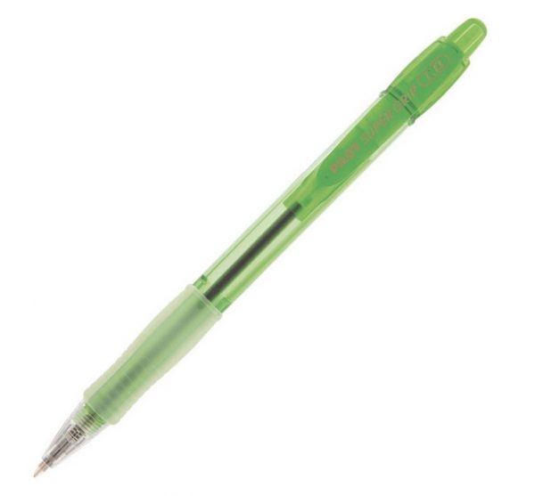 Caneta Esferografica Pilot Super Grip Retratil Color 1.0 Média Verde