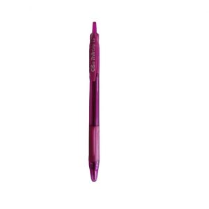 Caneta Esferográfica Cis 1.0 mm Rosa Trik Grip Retrátil 761600