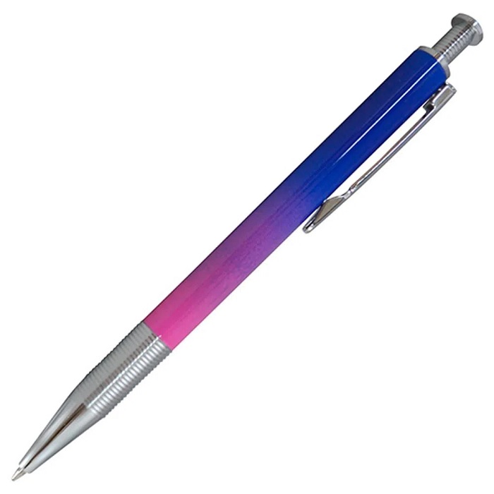Caneta esferográfica Importada Luxo Degradê Kaz KZ163