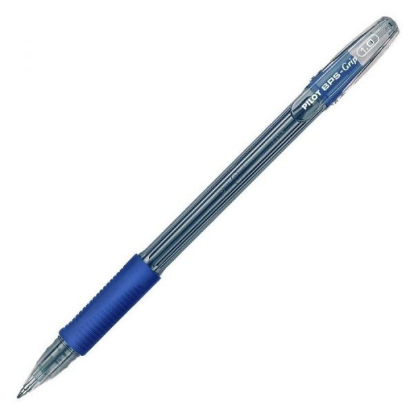 Caneta Esferográfica Pilot Bps Grip 1.0 Média Azul