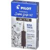 Caneta Esferográfica Pilot Super Grip Retrátil 0.7 Fina Preta C/12 Unidades