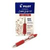 Caneta Esferográfica Pilot Super Grip Retrátil 0.7 Fina Vermelha C/12 Unidades