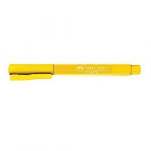 Caneta Faber Castell Fine Pen 0.4 Amarelo 818
