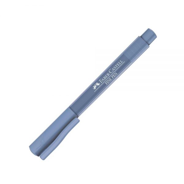 Caneta Faber Castell Fine Pen 0.4 Azul Escuro FPB/ACZF C/12 Unidades