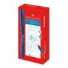 Caneta Faber Castell Fine Pen 0.4 Azul Escuro FPB/AEZF C/12 Unidades