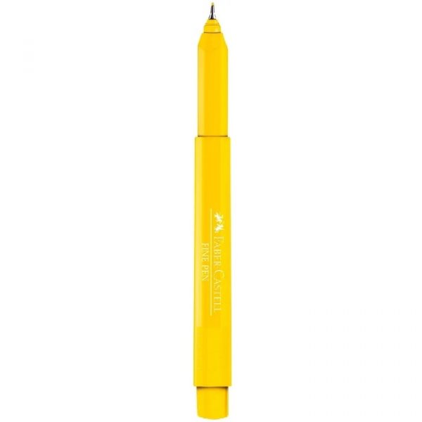 Caneta Faber Castell Fine Pen 0.4 Pastel Amarelo