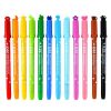 Caneta Hidrografica Fineliner Kaz 12 Cores C/Carimbo KZ712