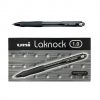 Caneta Laknock Retrátil 1.0 mm Preto Uni-Ball c/ 12 Unidades