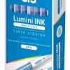 Caneta Marca Texto Cis Lumini Ink Liquída Azul