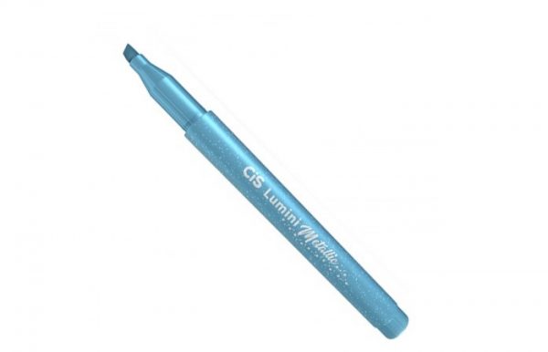 Caneta Marca Texto Cis Lumini Metallic Azul 47809