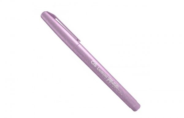 Caneta Marca Texto Cis Lumini Metallic Rosa 47804