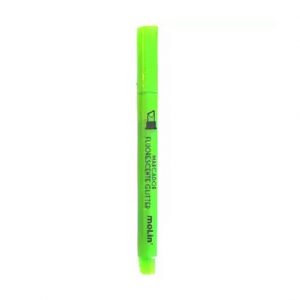 Caneta Marca Texto com Glitter Molin Verde 09096