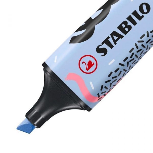 Caneta Marca Texto Stabilo Boss Ju Schnee Azul Pastel 70/30