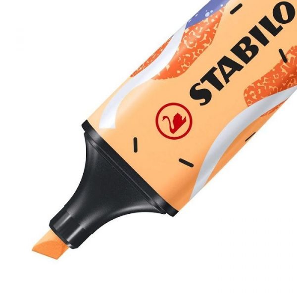 Caneta Marca Texto Stabilo Boss Ju Schnee Laranja Pastel 70/30