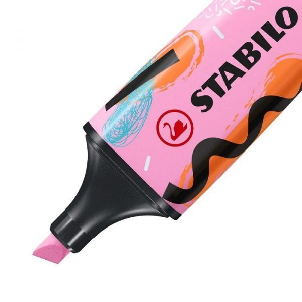 Caneta Marca Texto Stabilo Boss Ju Schnee Rosa Pastel 70/30