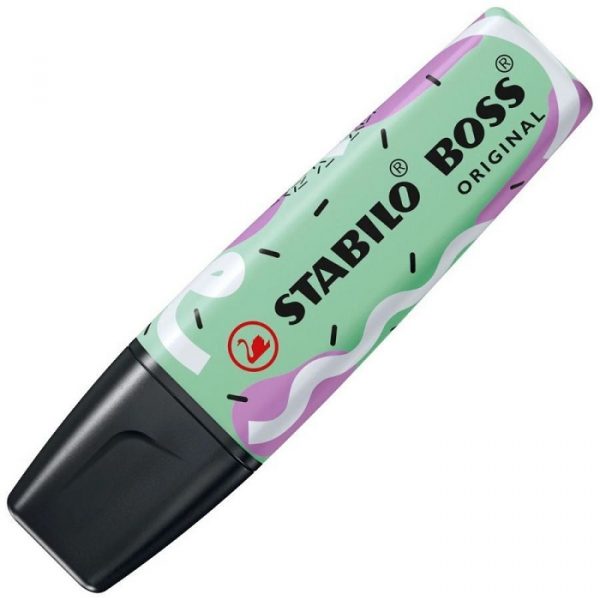 Caneta Marca Texto Stabilo Boss Ju Schnee Verde Pastel 70/30