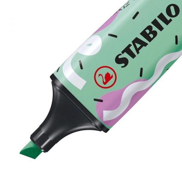 Caneta Marca Texto Stabilo Boss Ju Schnee Verde Pastel 70/30