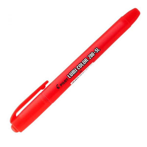 Caneta Marca Texto Vermelho Pilot 200SL