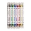 CANETA MARCADOR ARTISTICO LEOLEO DUAL BRUSH 12 CORES 96142
