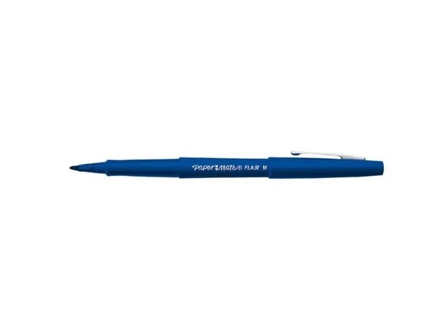 Caneta Papermate Flair Medium Azul