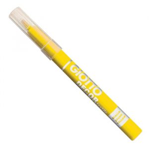Caneta Para Tecido Fila Giotto Decor Textil Amarelo Fluorescente 04mm 495402