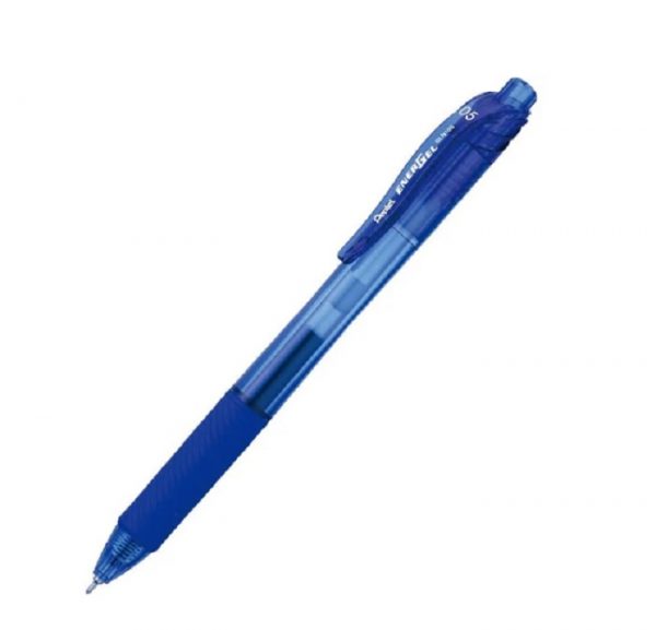 Caneta Pentel Energel 0.5mm Azul Retrátil BLN105C