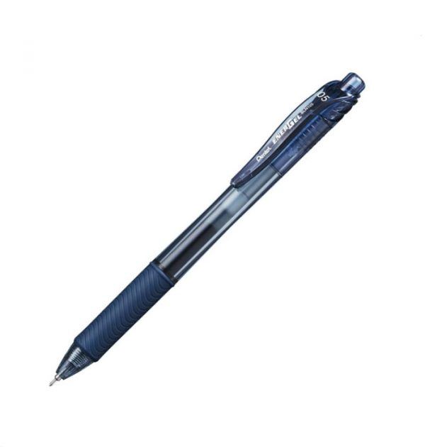 Caneta Pentel Energel 0.5mm Azum Marinho Retrátil BLN105CA