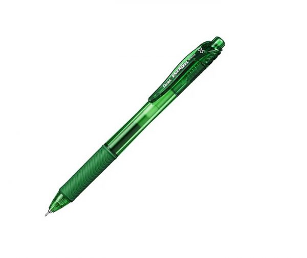 Caneta Pentel Energel 0.5mm Verde Retrátil BLN105D