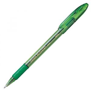 Caneta Pentel Esferográfica BK91 Fine Verde RSVP