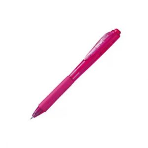 Caneta Pentel Esferográfica Wow 1.0mm Rosa Retrátil BK440P