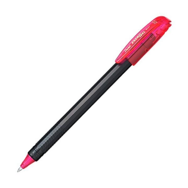 Caneta Pentel Gel Roller 0.7mm Rosa Energel Makkuro BL417P