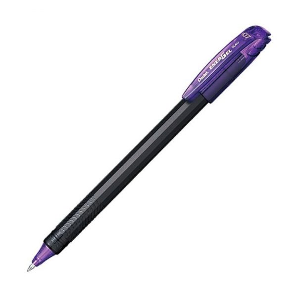 Caneta Pentel Gel Roller 0.7mm Violeta Energel Makkuro BL417V