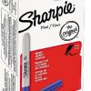 Caneta Permanente Sharpie Azul/Blue Ponta Fina 1812764