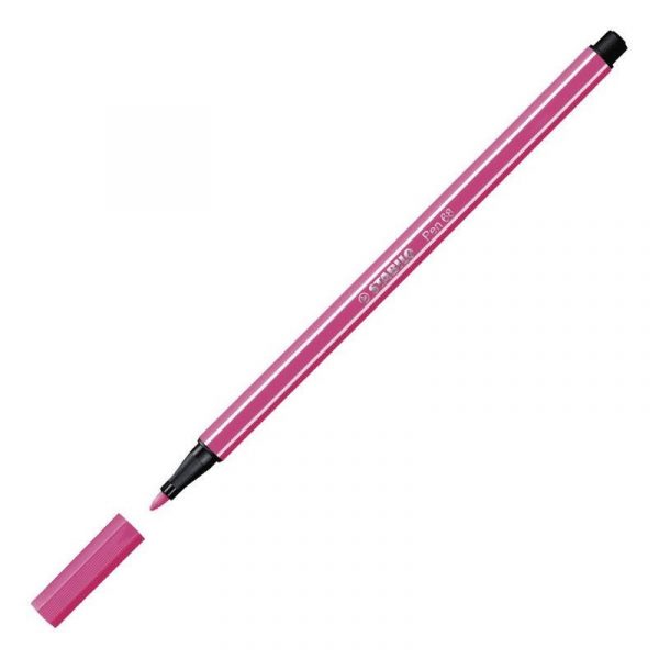 Caneta Ponta Porosa Stabilo Pen 68 1.0 Rosa Claro 68/17 336200