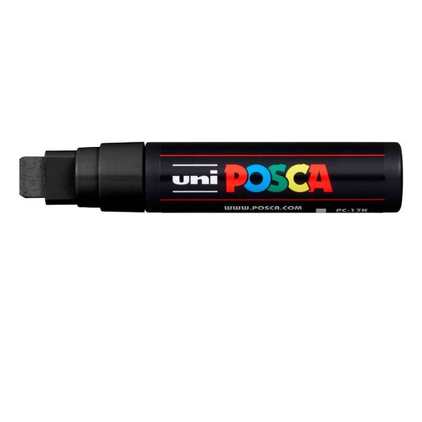 Caneta Posca Preto PC17k 15mm - Uni Ball